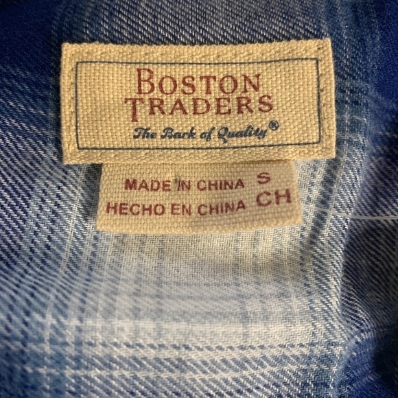 Boston Traders NWT Flannel Plaid Long Sleeve Shirt - Picture 8 of 12